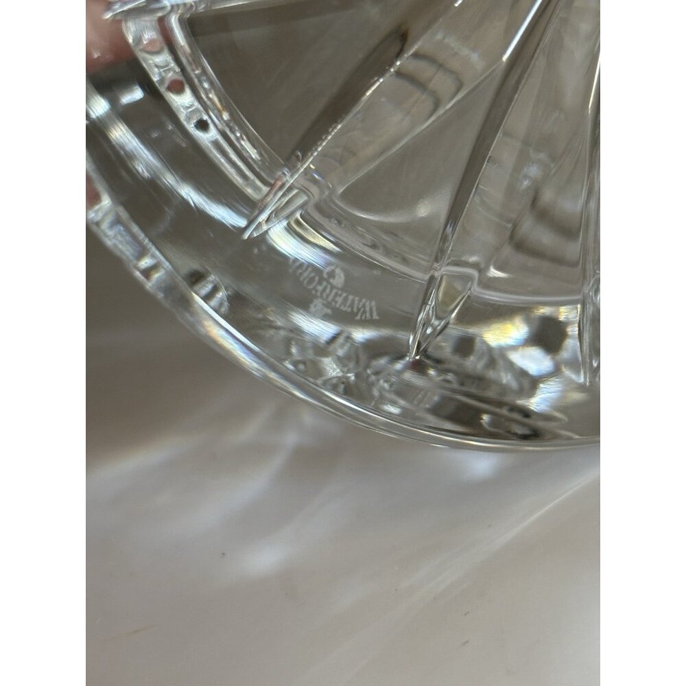 Waterford Wine Coaster Holder Crystal Millenium 5” Signed Jim O'Leary - Picture 8 of 10